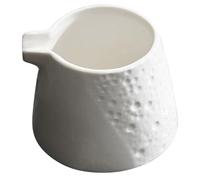 SHINEOFI Jarra de Cerámica para Leche Pequeña 225 Ml Boquilla Puntiaguda Dispensador de Leche para Café y Salsa Envase Resistente y Fácil de Limpiar Adecuado para Uso Profesional y en