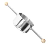 SHINEOFI Jigger Medidor de Acero Inoxidable Doble Bola Vaso Medidor Compacto para Cócteles y Bebidas Alcohólicas Herramienta de Medición Precisa para Bartenders y Coctelería Profesional
