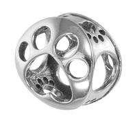 SHINEOFI Joyería De Plata Con Huella De Pata De Perro Dije De Huella De Pata De Mascota Accesorios Para Huellas De Pata Cuentas Para Hacer Tú Mismo Con Huella De Cachorro Dijes De