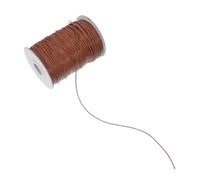 SHINEOFI Joyería Trenzada Cordón de Cuentas de enhebrado Hilo de joyería para Collar Joyas Que Hacen Cuerda Ropio Manual de Tejido de Amistad Brazalete PU Marrón Claro