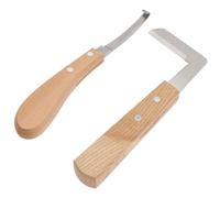 SHINEOFI Juego de 2 Piezas de Cortador de Pezuñas para Casco y Herradura de Caballo, Acero al Carbono, Ligero Fina Elaboración, Herramienta para Reparación de Cascos