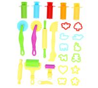SHINEOFI Juego de 20 Piezas de Herramientas de Bricolaje para Niños con 5 Herramientas de Extrusión Moldes de Animales para Manualidades y Creatividad