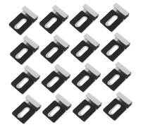 SHINEOFI Juego De 4 Clips Inoxidable Espejo Soportes de Montaje Pared Resistentes la Corrosión para Fijación Segura de Vidrio sin Marco Protección Antidaños para Superficies