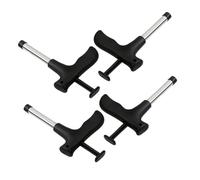 SHINEOFI Juego de 4 Piezas para Abrir Cocos Pequeño Herramienta Perforadora Manual de Acero Inoxidable Abridor de Cocos Compacto para Fiestas Bares y Uso Doméstico