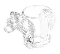 SHINEOFI Juego de Vasos de Vidrio Diseño de Animal y Base Pesada, Pequeños y Portátiles, Ideales para Whisky, Vodka y Espresso Ocasión