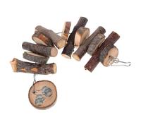 SHINEOFI Juguete de Conejo Copo de Masticable para Dientes Golosina para Mascotas Juguete Colgante para Conejos Hámsters Chinchillas