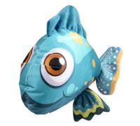 SHINEOFI Juguete Interactivo para Perros con Forma de Pez Resistente y Duradero de Oxford Chirriante para Masticación y Limpieza Dental para Cachorros y Perros Grandes