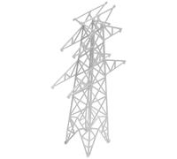 SHINEOFI Kit de Construcción de Dioramas Accesorios para Vías de Tren y Torre Eléctrica Miniatura en ABS, Escala 1/160, Adecuado para Escenas de Carretera y Micropaisajes DIY