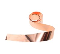 SHINEOFI Lámina de Cobre Dorado Flexible y Fácil de Trabajar para Proyectos Eléctricos y Fabricación de Joyas, Adecuado para Manualidades y Accesorios de Bisutería