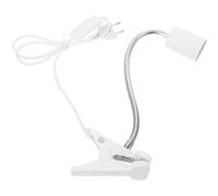 SHINEOFI Lámpara de Calor Ajustable para Reptiles con Clip, Soporte de Cerámica Blanco para Tortugas y Serpientes, Instalación Fácil para Terrarios y Crecimiento Óptimo de Plantas