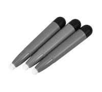 SHINEOFI Lápiz Óptico Capacitivo para Pantallas Táctiles, 3 Unidades, Punta de Nanotecnología, Color Negro, para Pizarra y Tabletas, Uso Profesional y Educativo