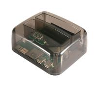 SHINEOFI Lector De Tarjetas Caja del Disco Duro IDE Estación De Acoplamiento para Discos Duros Transparente Soporte Multiusos Compatible