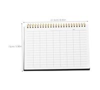 SHINEOFI Libro de Contabilidad Empresarial con Páginas Rayadas Horizontal para Registro de Gastos y Control de con PP Resistente para Gestión Financiera y Planificación Presupuestaria