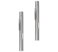 SHINEOFI Linterna Médica LED Recargable USB Linterna de Bolígrafo Metálica Plata 2 Piezas Luz Blanca y Amarilla Portátil para Diagnóstico y Evaluación Neurológica