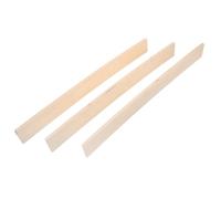 SHINEOFI Listones de Soporte de Madera Maciza para Cama 3 Piezas Tamaño 495X53X08 CM Color Madera Natural Repuesto para Cama Individual Xl King y California King Soporte Resistente
