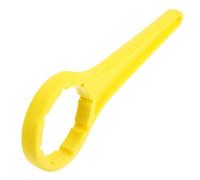 SHINEOFI Llave para Abrir Tapas de Bidones Plásticos 20-30L Herramienta para Tapones de Recipientes Abridor de Tapas de Barril Color Amarillo Accesorio Industrial para Manejo de
