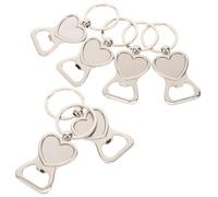 SHINEOFI Llavero Abrebotellas Portátil de Aleación de Zinc 6 Piezas Diseño Compacto y Manual Destapador Metálico Pequeño para Picnic Bar y Camping Accesorio Práctico para Fiestas