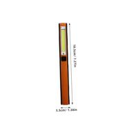 SHINEOFI Luz De Lápiz De Trabajo Linternas Recargables Luz Llevada Portátil Linterna Pluma Mini Mazorca Led Naranja