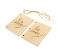 SHINEOFI Manual de Votos Matrimoniales de Madera Papel Kraft Artesanal 2 Juegos 4 Piezas Accesorios Rústicos para Boda Decoración y Recuerdos para Novios en Día Especial