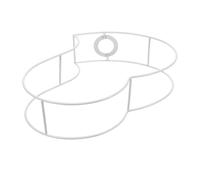 SHINEOFI Marco de Pantalla de Lámpara Colgante de Hierro Forma de Corazón para Proyectos Diy, Soporte Resistente al Óxido y Fácil de Montar en Lámparas E14