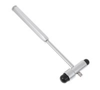 SHINEOFI Martillo Neurológico de Doble Punta, Acero Inoxidable Duradero, Cabeza de Silicona Grado Médico, 1 Unidad Colores Surtidos, para Diagnóstico y Examen Neurológico Color Aleatorio