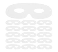 SHINEOFI Máscara En Blanco 60 Juegos De Máscaras De Mascarada Blanca De Media Cara Máscaras De Papel Sin Terminar Para Halloween Carnaval Suministros Para Fiestas Accesorios De Cosplay