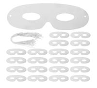 SHINEOFI Máscara En Blanco 80 Piezas De Máscara De Mascarada Blanca De Media Cara Máscaras De Papel Sin Terminar Para Halloween Carnaval Suministros Para Fiestas Accesorios De Cosplay