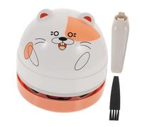 SHINEOFI Mini Aspiradora de Escritorio Portátil Limpiador de Mesa Compacto para Polvo y Cabello para Oficina y Coche Aspiradora Inalámbrica para Teclados y