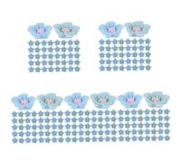 SHINEOFI Mini Flores Decorativas De Resina Para Manualidades Diy Adornos Para Pasadores Y Accesorios De Cabello Flores Miniatura Para Embellecer Creaciones 50 Piezas X 5