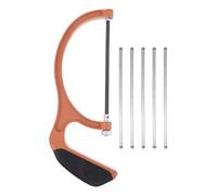 SHINEOFI Mini Herramienta de Mano para Metales y Carpintería Infantil Tamaño Pequeño 5 Hojas de Repuesto Corte Limpio sin Atascos Herramienta Práctica para DIY y Trabajos en Madera