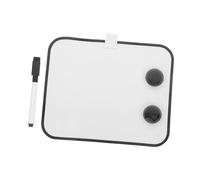 SHINEOFI Mini Pizarra Blanca Magnética Pequeña Para Niños, Tamaño Compacto, Superficie Borrable Seco, Lápiz y 2 Imanes, Adecuado Para Escritura, Dibujo y Enseñanza Casa o Escuela