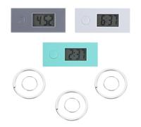 SHINEOFI Mini Reloj Digital Portátil con Llavero de Plástico 3piezas para Estudiantes y Enfermeras Diseño Compacto y Práctico