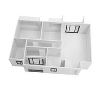 SHINEOFI Modelo De Perfil Interior Mesa De Arena Materiales para Modelos Caja De Arena Arquitectónica Vacíos Kit De