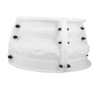 SHINEOFI Molde Artesanal para Base de Columna Romana Grande Molde Multifuncional de Plástico Negro Decoración de Columnas Romanas Bricolaje para Construcción y Escultura