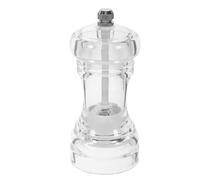 SHINEOFI Molinillo de pimienta manual ajustable acrílico para sal pimienta Sichuan comino transparente contenedor mini herramienta de cocina