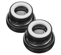 SHINEOFI Motobomba de Agua Kit de Reconstrucción Sello Mecánico de Repuesto 2 Piezas Sello Plástico Negro para Bombas de Agua y Motores de Gasolina para Sistemas de Riego