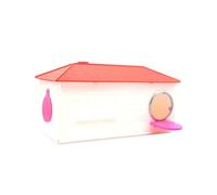 SHINEOFI Nido para Loros Grande de Plástico PP Casa para Pájaros al Aire Libre Hogar Seguro y Duradero para Mascotas Diseño Compacto para Facilitar Limpieza Suministros Color Aleatorio