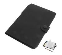 SHINEOFI Notas Adhesivas Portátiles Unidades Cuaderno con Diseño Tearable para Escribir Recordatorios y Planificar Actividades Práctico para Escuela y Oficina Color Negro Kraft