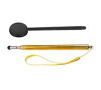 SHINEOFI Oclusor Ocular Portátil Puntero Manual Metálico y Plástico para Prueba Vista, Juego Profesional para Examen Visual en Optometría, Herramienta de Test Agudeza Visual