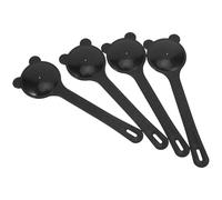 SHINEOFI Oclusores Oculares Portátiles Negros de Plástico, 4 Piezas para Exámenes de Visión Profesionales, Herramienta Oclusora Manual para Optometría y Pruebas Visuales en Adultos