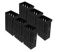 SHINEOFI Organizador de Utensilios de Cocina de Pared sin Taladro de Porta y Palillos de con Gancho de Hierro Plano Negro Soporte para Cubiertos y Drenaje Almacenamiento Práctico y Fácil