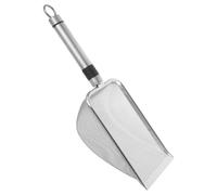 SHINEOFI Pala para Arena de Gatos de Acero Inoxidable Antideslizante, Cedazo para Excrementos de Gatitos Malla de 2x2 Mm, Recogedor Reutilizable para Caja de Arena, Herramienta de Limpieza