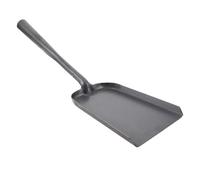 SHINEOFI Pala para Chimenea Grande de Acero al Carbono para Cenizas Herramienta Manual Resistente para Estufa de Cocina y Jardín Pala para Carbón Multifuncional para Limpieza