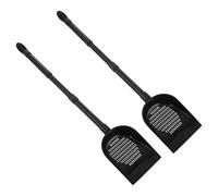 SHINEOFI Pala para Sustrato de Acuario Multifuncional 2 Piezas Mango Largo de PVC Ergonómico para Limpieza de Grava y Arena en Tanques Grandes, Herramienta para Mantenimiento de Peceras