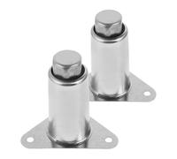 SHINEOFI Patas de Soporte Ajustables de Acero Inoxidable 15 Cm con Placa Triangular, Juego de 2 para Muebles y Estufas de Gas, Patas Niveladoras Resistentes para Cocina y Armarios