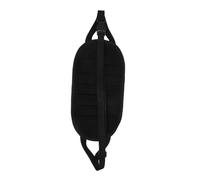 SHINEOFI Pedales De Viaje Cabestrillo Para Viajar En Avión Reposapiés Para Hamaca Debajo Del Escritorio Avión Colgador De Pies Reposapiés Para Silla Hamaca Negro Poliéster