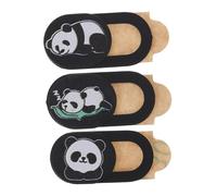 SHINEOFI Pegatina de Privacidad para Cámara Web Portátil 3 Piezas Cubierta Protectora Diseño Panda para Cámaras de Teléfonos y Tabletas Adecuado para Oficina y Hogar