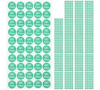 SHINEOFI Pegatinas Adhesivas Redondas de 20 Mm para Control de Calidad, Etiquetas Aprobadas por Inspección, Adhesivo sin Residuo, 1000 Unidades para Gestión de Inventario y Almacén