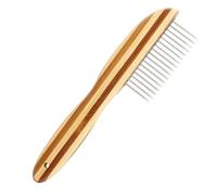 SHINEOFI Peine Para Pulgas De Peine De Metal Para Perros Cuidado Del Cabello De Mascotas Accesorio Hogar