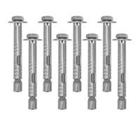 SHINEOFI Pernos de Expansión M6 X 60 MM 8 Unidades Acero Inoxidable 304 Anclajes de Expansión para Hormigón Tornillos de Anclaje para Pared Tuerca Externa para Fijación Industrial y